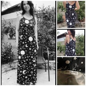 Beyond This Plane Black Stars Dress